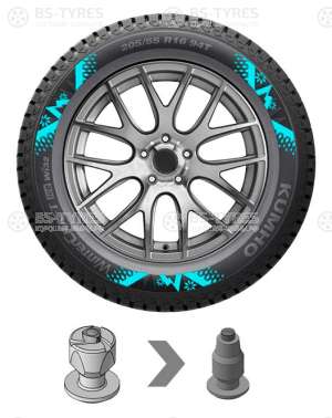 Kumho WinterCraft Ice Wi32 175/70 R13 82T